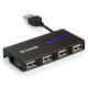 Карманный USB 2.0 концентратор D-Link DUB-104 в Южно-Сахалинске, USB хаб DLink DUB104 (Южно-Сахалинск)