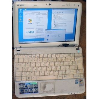 Нетбук MSI Wind U100 (Intel Atom N270 1.66Ghz /1024Mb DDR2 /120Gb /10" 1024x600) - Южно-Сахалинск