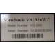ViewSonic VA1926W-7 (Южно-Сахалинск)
