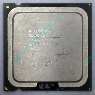 Процессор Intel Celeron D 345J (3.06GHz /256kb /533MHz) SL7TQ s.775 (Южно-Сахалинск)
